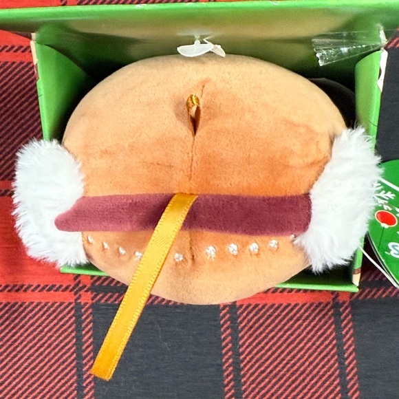 Squishmallow Christmas Ornament Gingerbread man “Cash” BRAND NEW in box - Picture 7 of 8